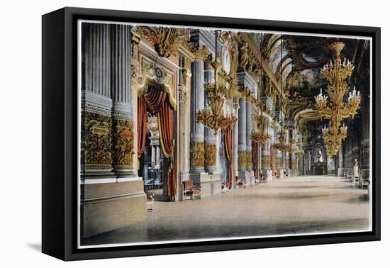 Entrance of the Palais Garnier, Paris, C1900-null-Framed Stretched Canvas