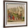 Entrance of the Queen Isabeau of Bavaria into Paris-null-Framed Giclee Print