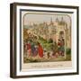 Entrance of the Queen Isabeau of Bavaria into Paris-null-Framed Giclee Print