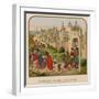 Entrance of the Queen Isabeau of Bavaria into Paris-null-Framed Giclee Print