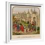 Entrance of the Queen Isabeau of Bavaria into Paris-null-Framed Giclee Print