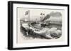 Entrance of the Queen of England in the Port of Boulogne-null-Framed Giclee Print