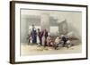 Entrance of the Temple of Amus II at Goorha, Thebes, from Egypt and Nubia, Vol.1-David Roberts-Framed Giclee Print