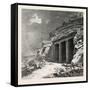 Entrance of the Tomb at Beni Hasan, Egypt, 1879-null-Framed Stretched Canvas