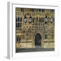 Entrance, Parliament, London-Susan Brown-Framed Giclee Print