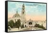 Entrance to 1915 Exposition Grounds, San Diego, California-null-Framed Stretched Canvas