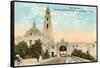 Entrance to 1915 Exposition Grounds, San Diego, California-null-Framed Stretched Canvas