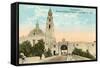 Entrance to 1915 Exposition Grounds, San Diego, California-null-Framed Stretched Canvas