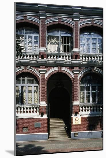 Entrance to a Building, Shamian Island, Canton-null-Mounted Giclee Print