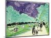 Entrance to a Large Garden in Dresden, 1905-Ernst Ludwig Kirchner-Mounted Giclee Print