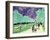 Entrance to a Large Garden in Dresden, 1905-Ernst Ludwig Kirchner-Framed Giclee Print