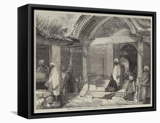 Entrance to a Mosque, Islamabad, Cashmere-William Carpenter-Framed Stretched Canvas