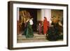 Entrance to a Roman Theatre, 1866-Sir Lawrence Alma-Tadema-Framed Giclee Print