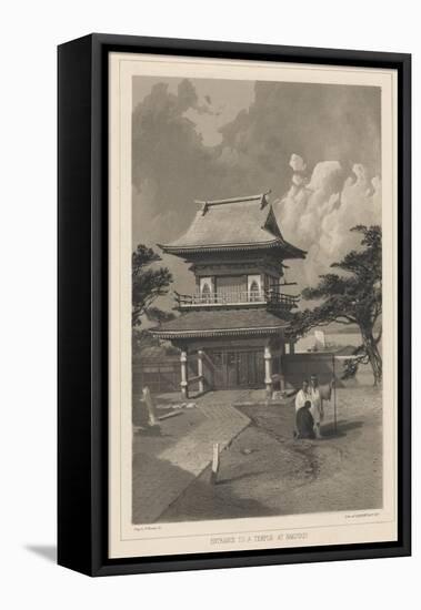 Entrance to a Temple at Hakotadi, 1855-Eliphalet Brown-Framed Stretched Canvas