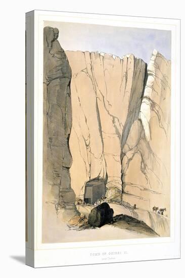 Entrance to a Tomb in the Valley of the Kings Near Thebes, Egypt, 1855-Lord Wharncliffe-Stretched Canvas