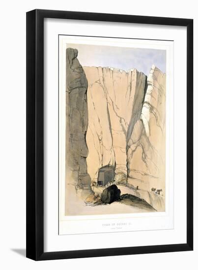 Entrance to a Tomb in the Valley of the Kings Near Thebes, Egypt, 1855-Lord Wharncliffe-Framed Giclee Print