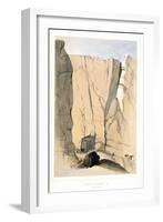 Entrance to a Tomb in the Valley of the Kings Near Thebes, Egypt, 1855-Lord Wharncliffe-Framed Giclee Print