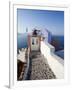 Entrance to a Typical Village House in Oia, Santorini (Thira), Cyclades Islands, Greece-Gavin Hellier-Framed Photographic Print