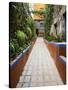 Entrance To A Villa, San Miguel, Guanajuato State, Mexico-Julie Eggers-Stretched Canvas