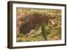 Entrance to Carlsbad Caverns, New Mexico-null-Framed Art Print