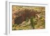 Entrance to Carlsbad Caverns, New Mexico-null-Framed Art Print