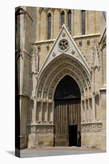 Entrance to Cathedrale Saint Andre, Bordeaux, UNESCO Site, Gironde, Aquitaine, France-Peter Richardson-Stretched Canvas