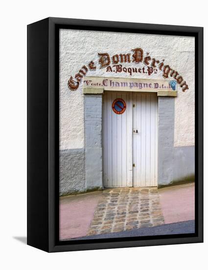 Entrance to Cellar in Cave Dom Perignon, Hautvillers, Vallee De La Marne, Champagne, France-Per Karlsson-Framed Stretched Canvas