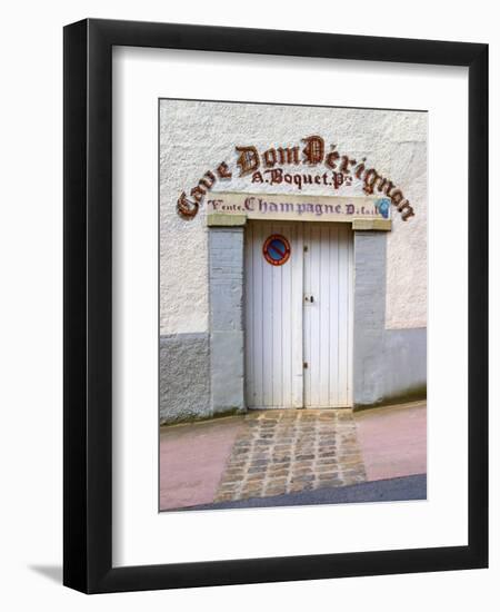 Entrance to Cellar in Cave Dom Perignon, Hautvillers, Vallee De La Marne, Champagne, France-Per Karlsson-Framed Photographic Print