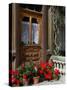 Entrance to Chalet Maria, Zermatt, Switzerland-Lisa S. Engelbrecht-Stretched Canvas