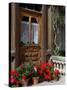 Entrance to Chalet Maria, Zermatt, Switzerland-Lisa S. Engelbrecht-Stretched Canvas