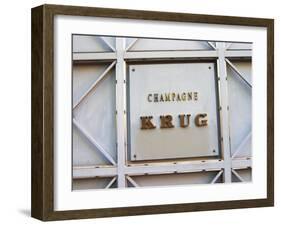 Entrance to Champagne Krug, Reims, Champagne, Marne, Ardennes, France-Per Karlsson-Framed Photographic Print