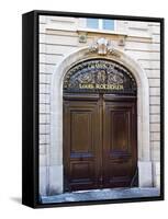 Entrance to Champagne Louis Roederer, Reims, Champagne, Marne, Ardennes, France-Per Karlsson-Framed Stretched Canvas