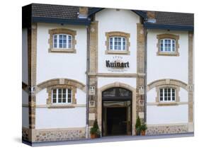 Entrance to Champagne Ruinart and Facade of Winery Building, Reims, Marne, France-Per Karlsson-Stretched Canvas