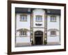 Entrance to Champagne Ruinart and Facade of Winery Building, Reims, Marne, France-Per Karlsson-Framed Photographic Print