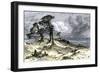 Entrance to Chesapeake Bay, as it Appeared to Early Explorers and Colonists-null-Framed Giclee Print