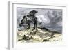 Entrance to Chesapeake Bay, as it Appeared to Early Explorers and Colonists-null-Framed Giclee Print