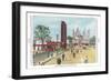 Entrance to Chicago World Fair-null-Framed Premium Giclee Print