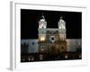 Entrance to Convento de San Francisco at night, Plaza De San Francisco, Quito, Ecuador-null-Framed Photographic Print