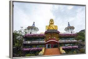 Entrance to Dambulla Museum with Caves Beyond, Dambulla, Sri Lanka, Asia-Charlie-Framed Photographic Print