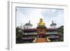 Entrance to Dambulla Museum with Caves Beyond, Dambulla, Sri Lanka, Asia-Charlie-Framed Photographic Print