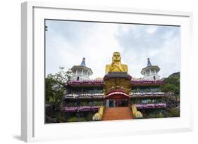 Entrance to Dambulla Museum with Caves Beyond, Dambulla, Sri Lanka, Asia-Charlie-Framed Photographic Print