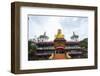 Entrance to Dambulla Museum with Caves Beyond, Dambulla, Sri Lanka, Asia-Charlie-Framed Photographic Print