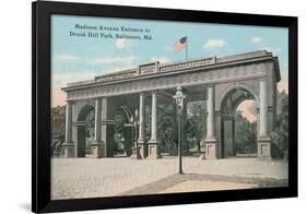 Entrance to Druid Hill Park, Baltimore-null-Framed Art Print