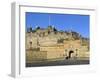 Entrance to Edinburgh Castle under Clear Blue Sky, Edinburgh, Lothian, Scotland-Chris Hepburn-Framed Photographic Print