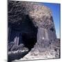 Entrance to Fingal's Cave, Columnar Basalt Rock, Island of Staffa, Inner Hebrides-Geoff Renner-Mounted Photographic Print