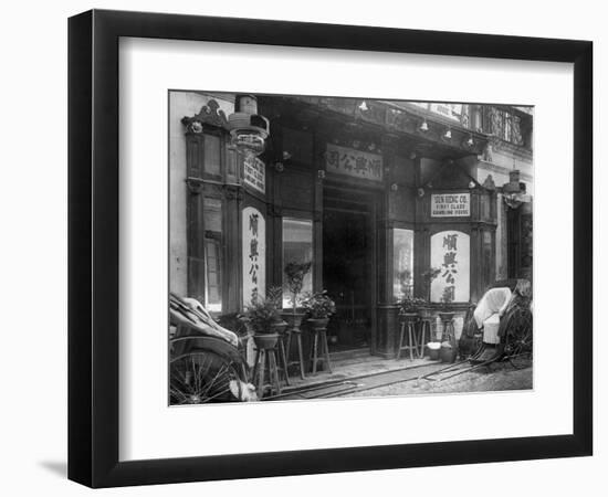 Entrance to Gambling House-null-Framed Photographic Print