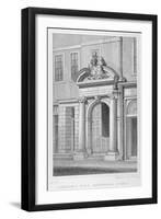 Entrance to Girdlers' Hall, Basinghall Street, City of London, 1830-John Greig-Framed Giclee Print