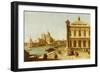 Entrance to Grand Canal, Venice, with Piazzetta and the Church of Santa Maria Della Salute-Canaletto-Framed Giclee Print