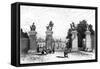 Entrance to Hampton Court Palace, 1880-Robert Taylor Pritchett-Framed Stretched Canvas