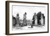 Entrance to Hampton Court Palace, 1880-Robert Taylor Pritchett-Framed Giclee Print